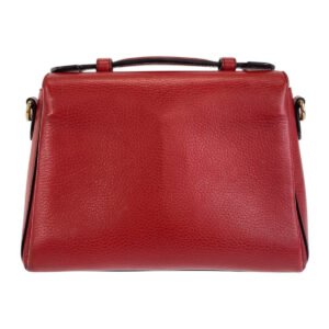 GUCCI Shoulder Bag 510302 leather Red Shoulder Bag Handbag 2way Interlocking Women Used | AlmaBagz