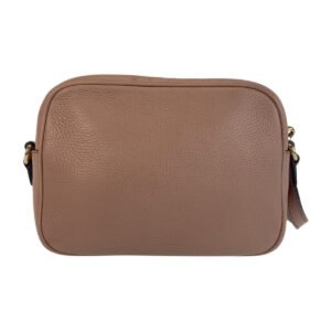 GUCCI Shoulder Bag 303364 leather Pink Beige Gold Metal Shoulder Bag pochette Soho Women Used | AlmaBagz