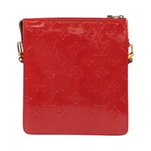 LOUIS VUITTON Shoulder Bag M91137 enamel Red Monogram Vernis Motto Women Used | AlmaBagz