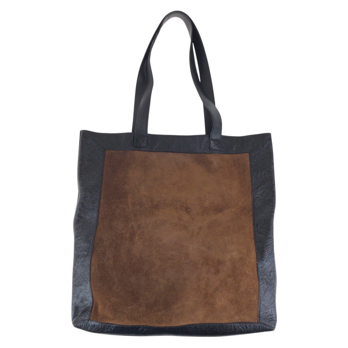 GUCCI Tote Bag 519335 Suede, Leather Brown Tote Bag Shoulder Bag Unisex Interlocking Women Used | AlmaBagz