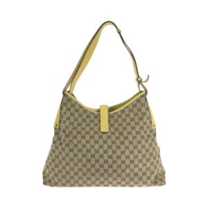 GUCCI Shoulder Bag 109190 GG canvas beige New Jackie | AlmaBagz