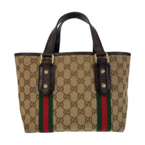 GUCCI Handbag 139261 GG canvas beige Sherry line | AlmaBagz