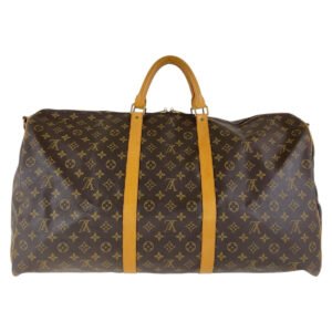 LOUIS VUITTON Boston Duffel bag M41412 PVC, Leather Brown Boston Duffel bag unisex Monogram Keepall  bandouliere 60 Women Used | AlmaBagz