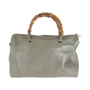GUCCI Shoulder Bag 353124 leather gold Shoulder Bag Handbag 2way Bamboo Women Used | AlmaBagz