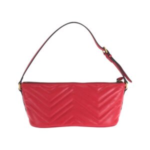 GUCCI Handbag 739166 leather Red GG Marmont | AlmaBagz