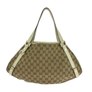 GUCCI Tote Bag 130736 GG canvas beige | AlmaBagz