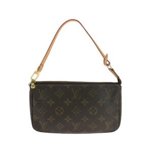 LOUIS VUITTON Shoulder Bag M40712 PVC Brown Monogram Pochette Accessoires | AlmaBagz