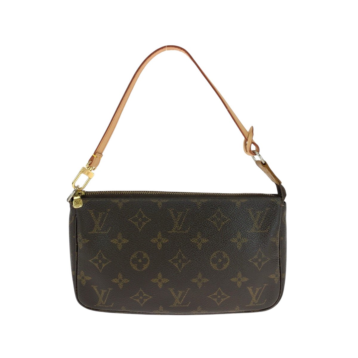 LOUIS VUITTON Shoulder Bag M40712 PVC Brown Monogram Pochette Accessoires | AlmaBagz