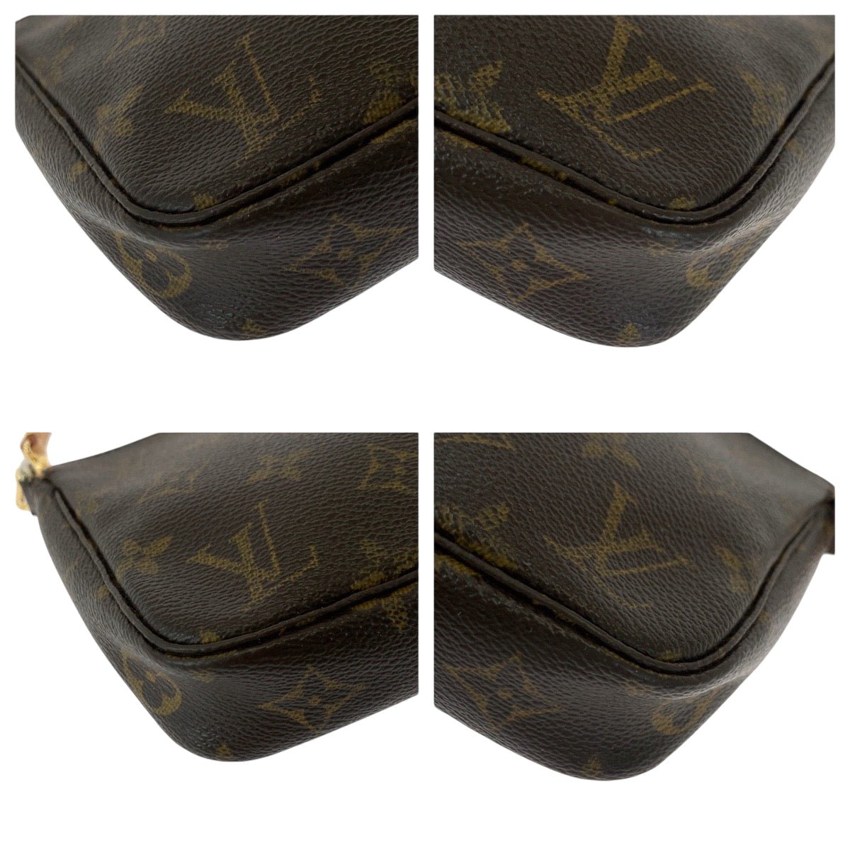 LOUIS VUITTON Shoulder Bag M40712 PVC Brown Monogram Pochette Accessoires | AlmaBagz - Image 2