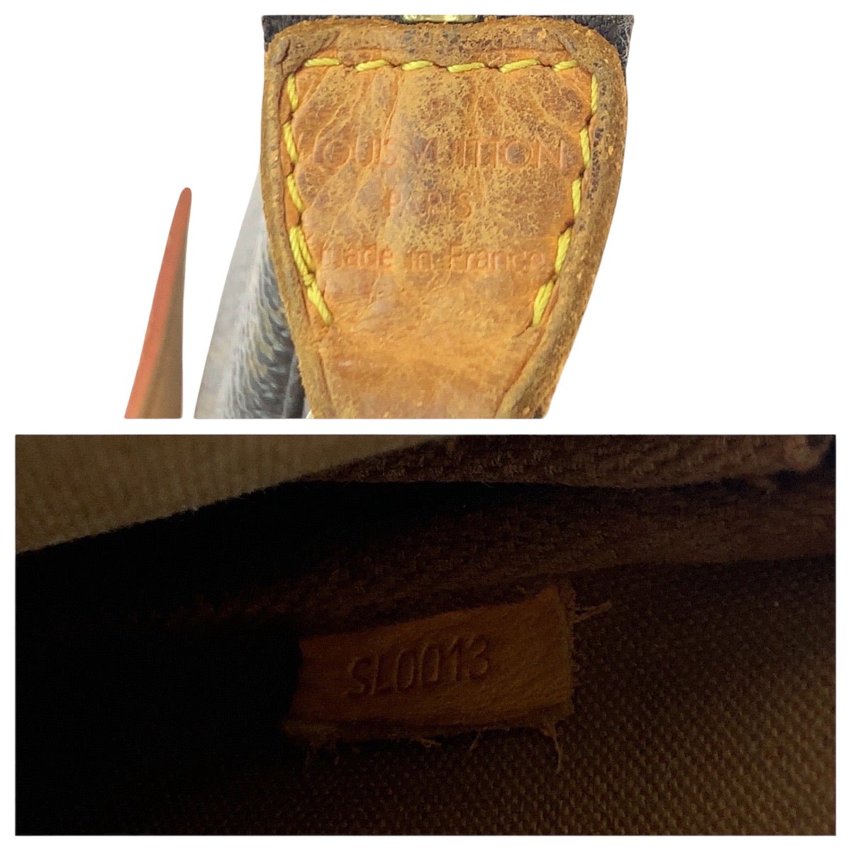 LOUIS VUITTON Shoulder Bag M40712 PVC Brown Monogram Pochette Accessoires | AlmaBagz - Image 3