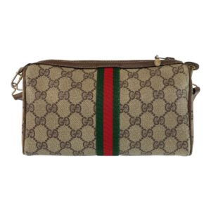GUCCI Shoulder Bag 41 004 4465 GG Supreme Canvas beige Sherry Line Old Gucci | AlmaBagz