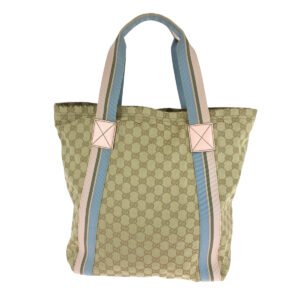 GUCCI Tote Bag 189669 GG canvas beige Sherry | AlmaBagz