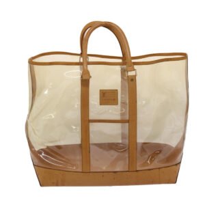 LOUIS VUITTON Isaac Mizrahi ToteBag 100th limited Vinyl Clear M99027 Auth 50143 | AlmaBagz