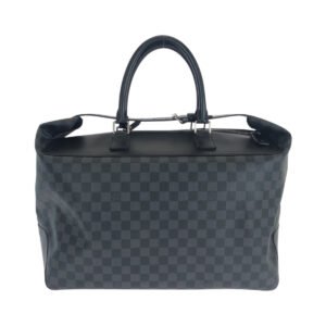 LOUIS VUITTON Boston Duffel bag N41164 PVC black Damier Graphite Neo Greenwich | AlmaBagz