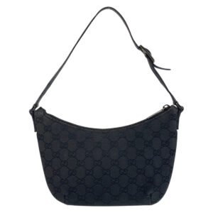 GUCCI Shoulder Bag 32160 GG canvas black | AlmaBagz