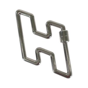 HERMES key ring metal Silver H to speed | AlmaBagz