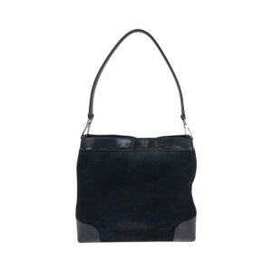 GUCCI Shoulder Bag 33900 Suede Black Green Red SilverMetal Sherry line | AlmaBagz