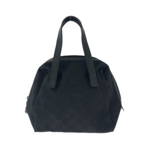 GUCCI Handbag 124542 GG canvas black | AlmaBagz