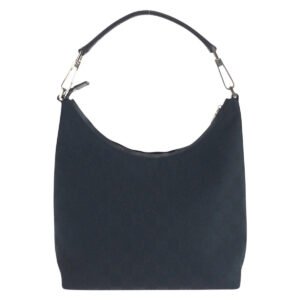 GUCCI Shoulder Bag 000 0602 GG canvas black | AlmaBagz