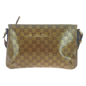 GUCCI Shoulder Bag 189749 Coated canvas beige GG crystal | AlmaBagz