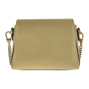 GUCCI Shoulder Bag 607720 leather Ivory Gold Metal Interlocking | AlmaBagz