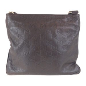 GUCCI Shoulder Bag 20 6 leather Brown Sima | AlmaBagz