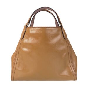 GUCCI Handbag 336751 Patent leather Camel Soho | AlmaBagz