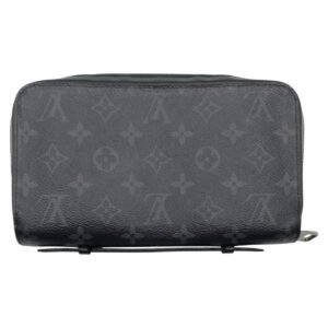 LOUIS VUITTON Long Wallet Purse M41503 PVC black Monogram Zippy XL | AlmaBagz