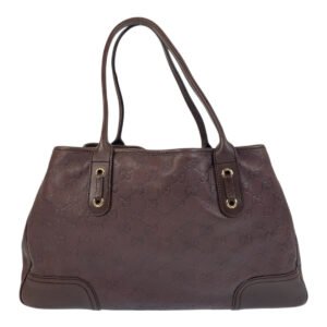 GUCCI Tote Bag 163805 leather Brown Guccishima Princey | AlmaBagz
