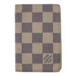 LOUIS VUITTON Damier Azur Organizer Dupoch Card Case N61727 LV Auth 50251 | AlmaBagz