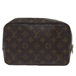 LOUIS VUITTON Monogram Trousse Toilette 23 Clutch Bag M47524 LV Auth 50261 | AlmaBagz