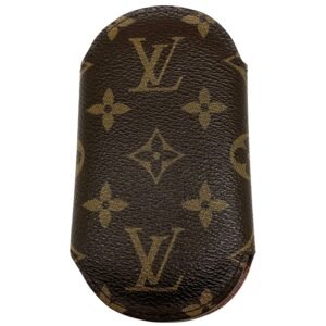 Louis Vuitton Brown Canvas Porte cles wallet accessories | AlmaBagz
