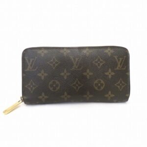 Louis Vuitton Brown Canvas Zippy wallet wallet accessories | AlmaBagz