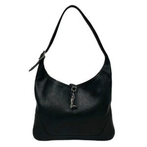 HERMES Shoulder Bag Taurillon Clemence black Trim 31 | AlmaBagz