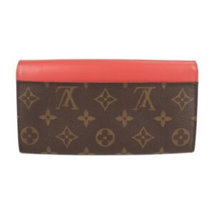 Louis Vuitton Brown Leather Sarah wallet accessories | AlmaBagz