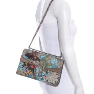 Gucci GG Supreme Blooms Embroidered Dionysus Handbag | AlmaBagz