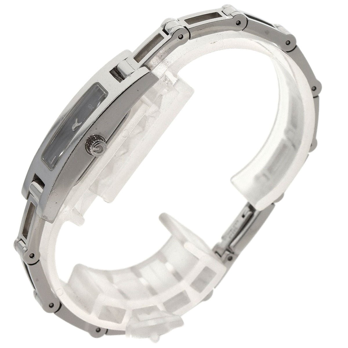 GUCCI Watches Quartz 3900L Stainless Steel , Stainless Steel Silver Square face gray dial Women Used | AlmaBagz