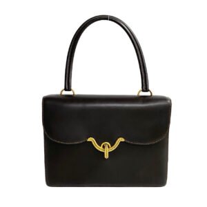 HERMES Handbag leather Brown Vasco | AlmaBagz
