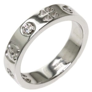 GUCCI Ring K18WG Silver Icon Amor Forever Diamond Women Used | AlmaBagz