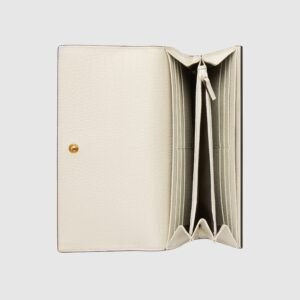 Gucci Ophidia GG Flora Continental Wallet White | AlmaBagz