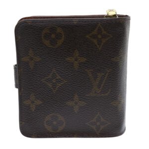 LOUIS VUITTON Monogram Compact Zip Wallet M61667 LV Auth 52462 | AlmaBagz