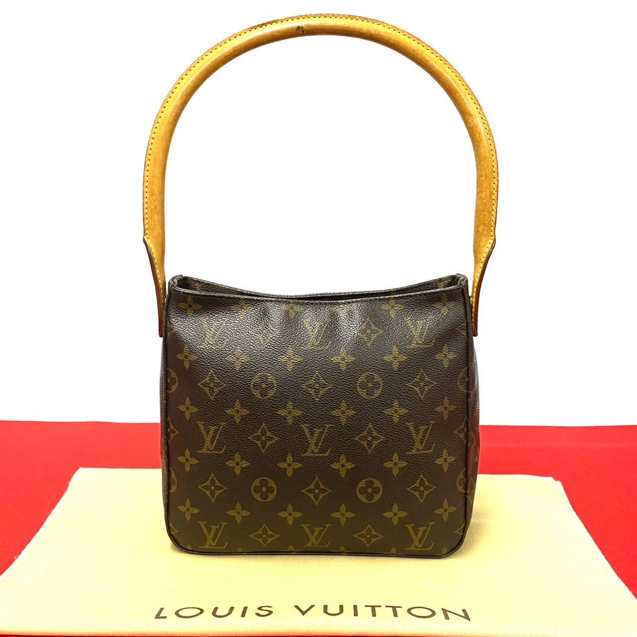 LOUIS VUITTON Shoulder Bag leather Brown | AlmaBagz - Image 10