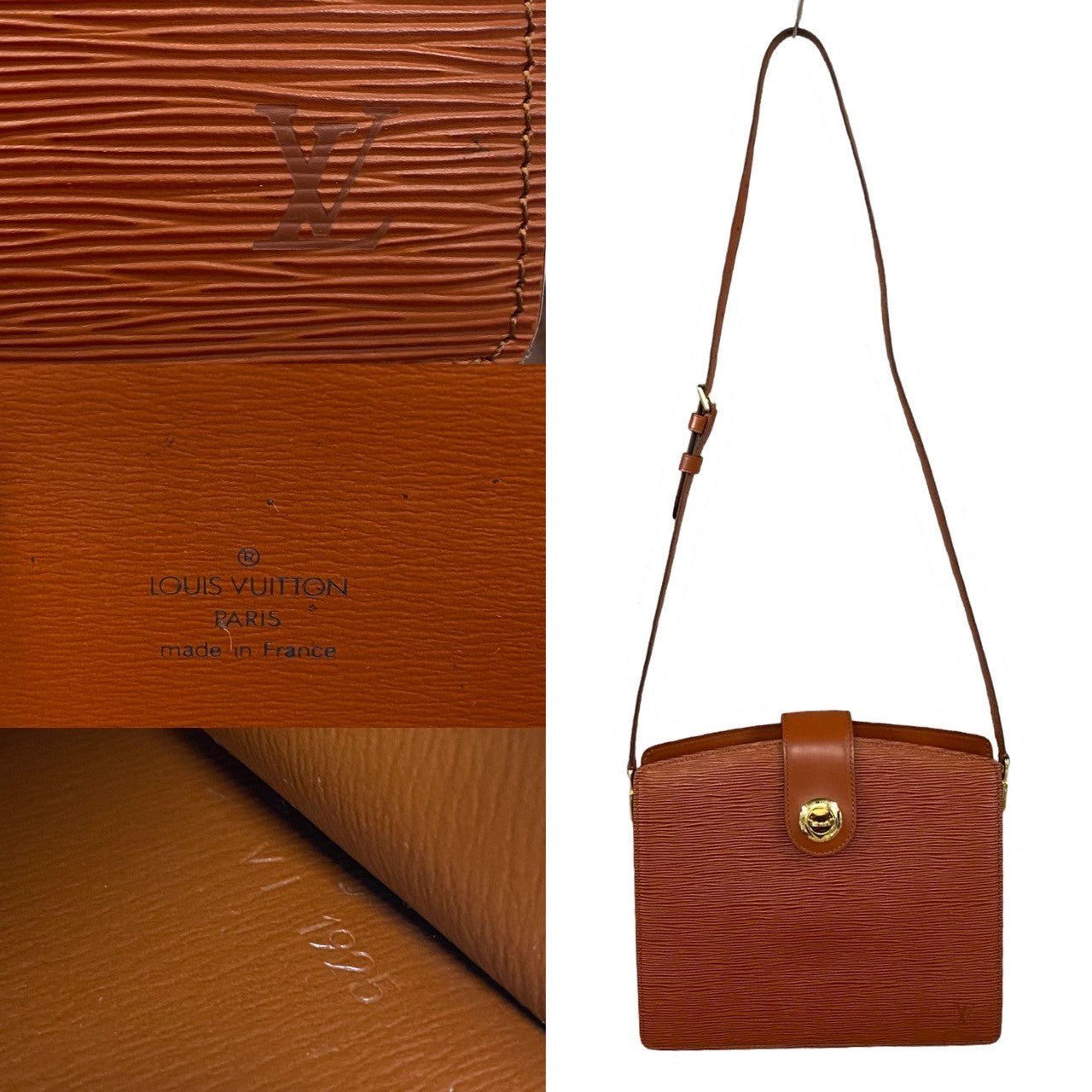 LOUIS VUITTON Shoulder Bag leather Brown Epi Capuchin | AlmaBagz - Image 3