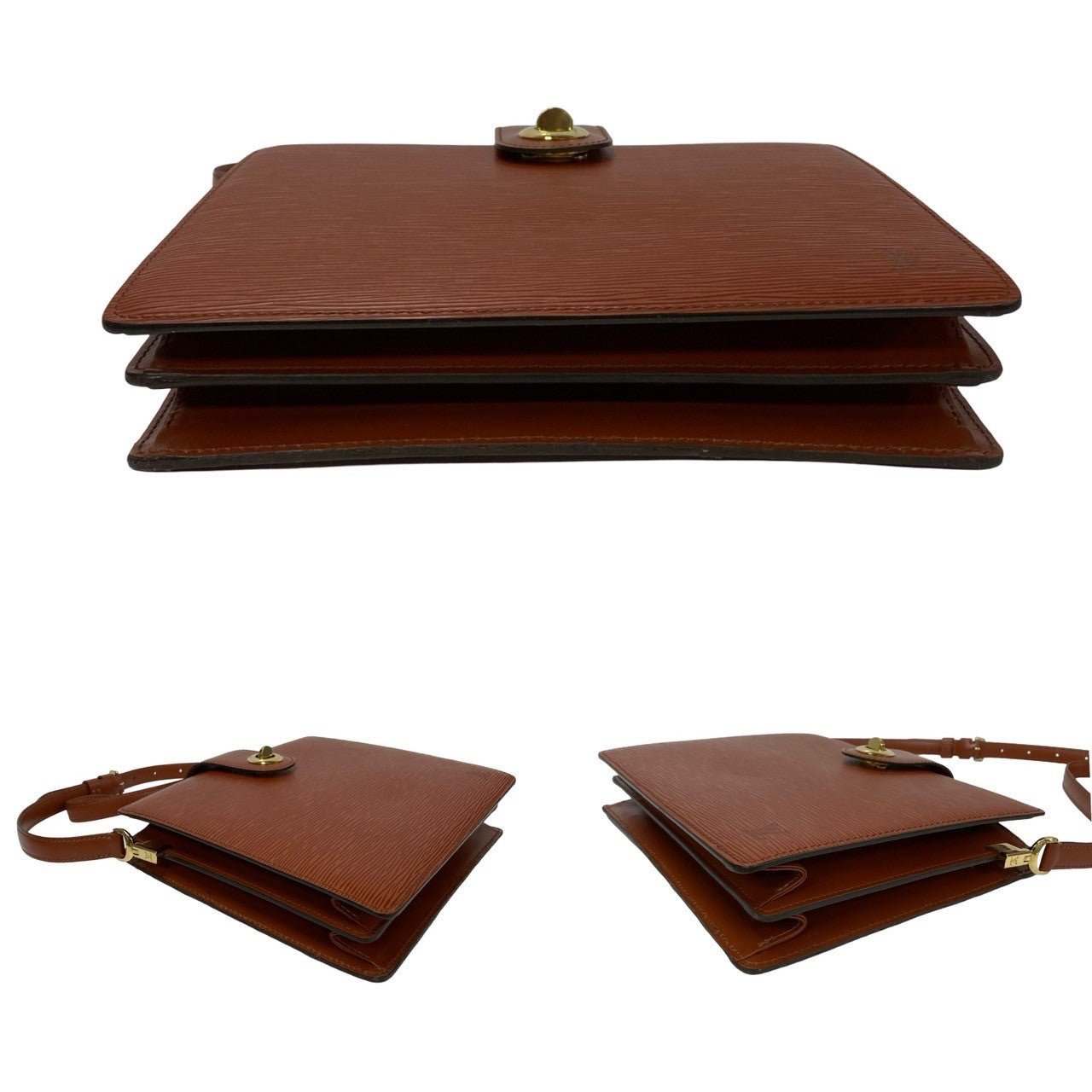 LOUIS VUITTON Shoulder Bag leather Brown Epi Capuchin | AlmaBagz - Image 6