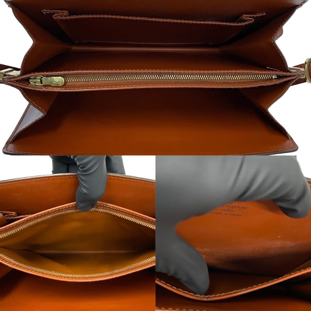 LOUIS VUITTON Shoulder Bag leather Brown Epi Capuchin | AlmaBagz - Image 8