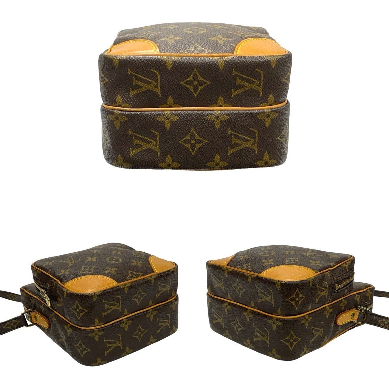 LOUIS VUITTON Shoulder Bag leather Brown Monogram Amazone | AlmaBagz - Image 6