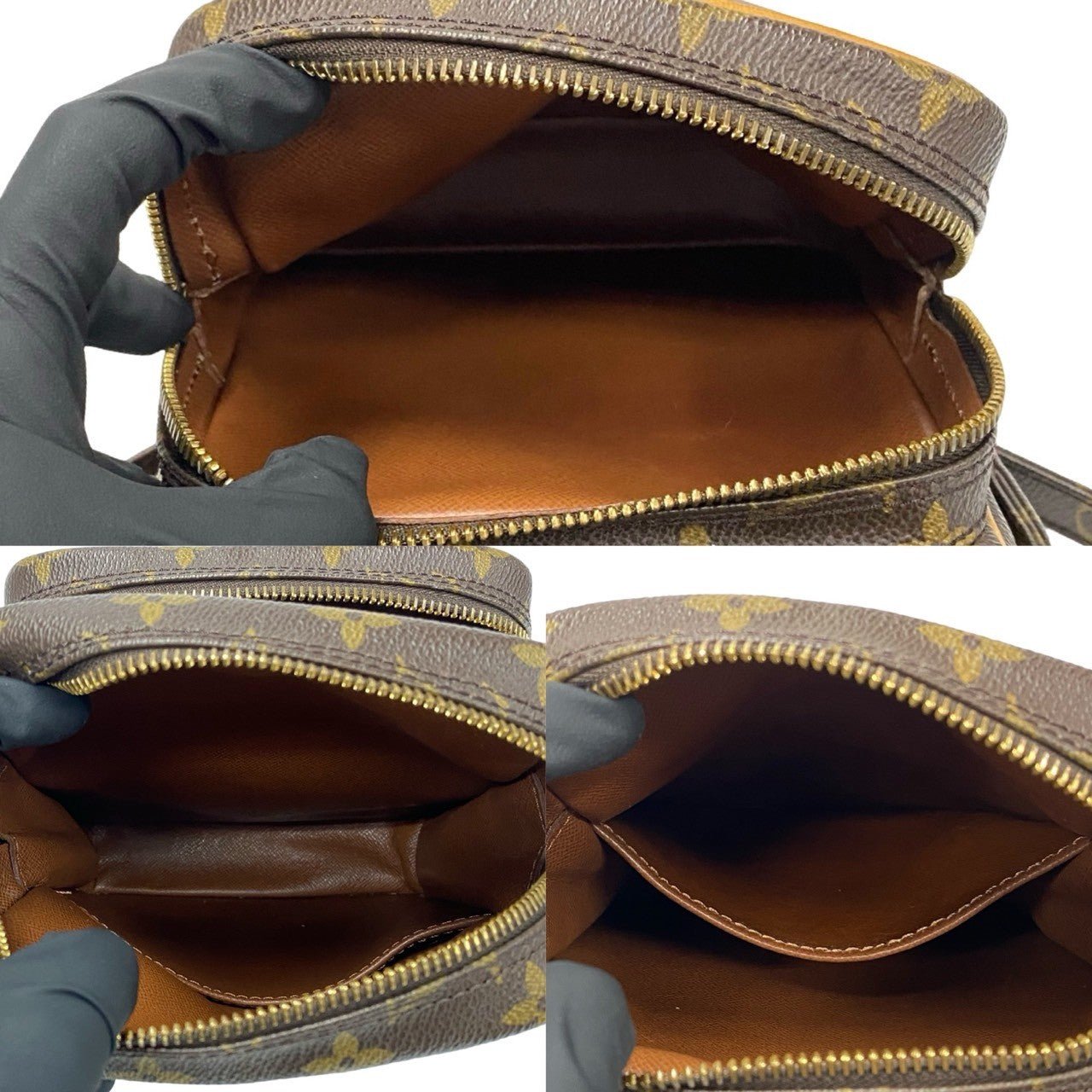 LOUIS VUITTON Shoulder Bag leather Brown Monogram Amazone | AlmaBagz - Image 8