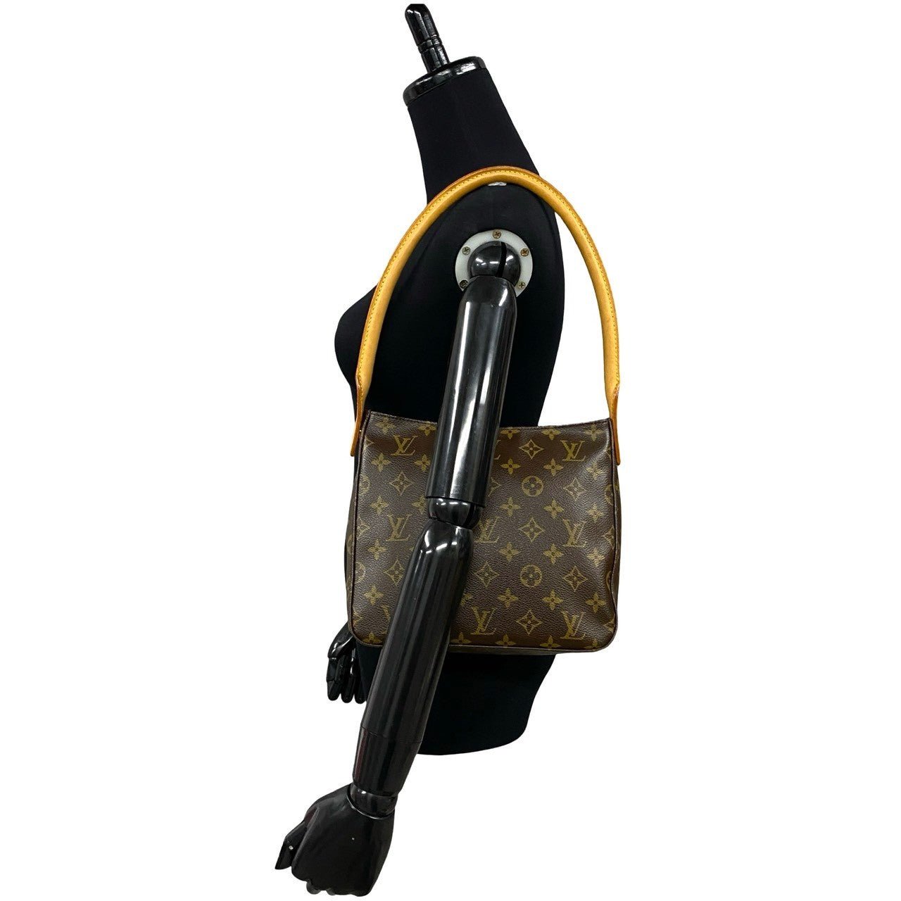 LOUIS VUITTON Shoulder Bag leather Brown Monogram Looping PM | AlmaBagz - Image 2