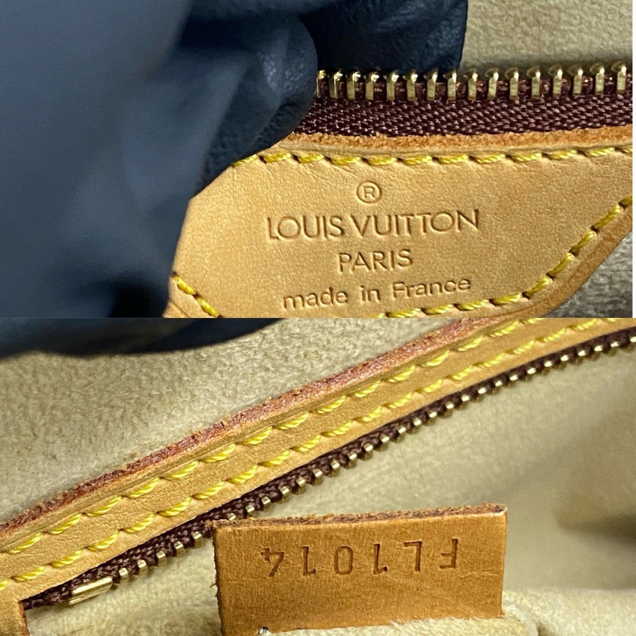 LOUIS VUITTON Shoulder Bag leather Brown Monogram Looping PM | AlmaBagz - Image 3