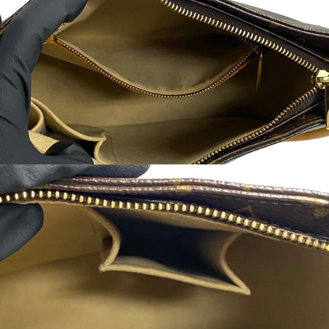 LOUIS VUITTON Shoulder Bag leather Brown Monogram Looping PM | AlmaBagz - Image 8